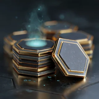 Des jetons du Casino orbital