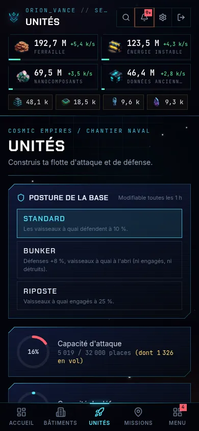 Unités mobile